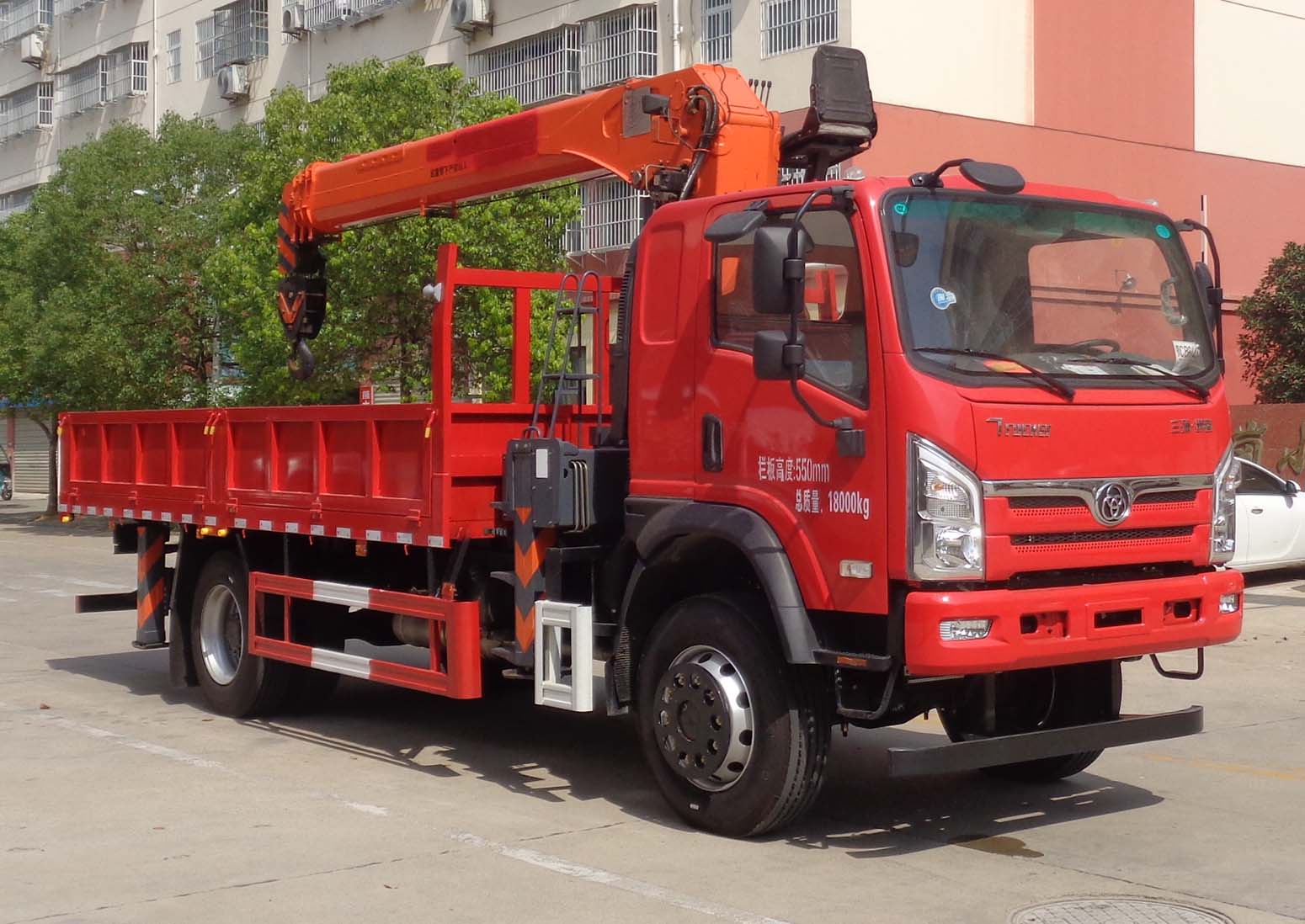程力威牌CLW5180JSQCGC型隨車起重運輸車